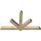 Ekena Millwork Kennewick Rough Sawn Timber Gable Bracket, Douglas Fir, 60"W x 35"H x 4"D x 4"F, 14/12 Pitch GBW060X35X0404KEN00RDF - alternate 4
